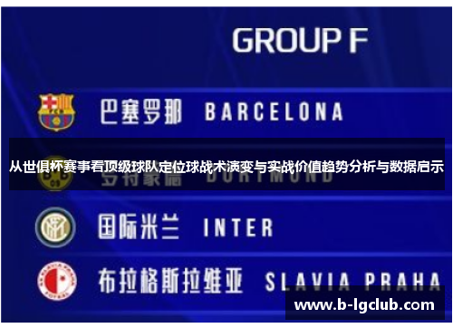从世俱杯赛事看顶级球队定位球战术演变与实战价值趋势分析与数据启示